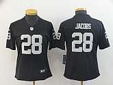Women Nike Raiders 28 Josh Jacobs Black Vapor Untouchable Limited Jersey,baseball caps,new era cap wholesale,wholesale hats